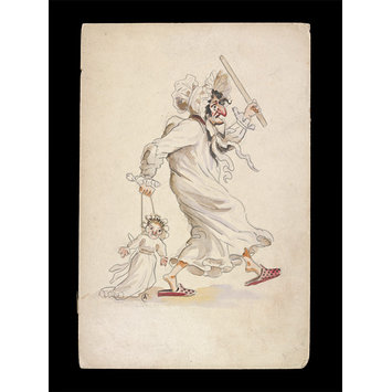 Drawing - George Speaight Punch & Judy Collection Drawing - George Speaight Punch & Judy Collection