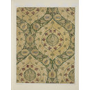 Drawing - Copy of the 16th century Turkish textile in the V&A, upon which was based the 'Rosebud' chintz