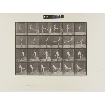 Photograph - Man balancing on one foot; Animal Locomotion Photograph - Man balancing on one foot; Animal Locomotion