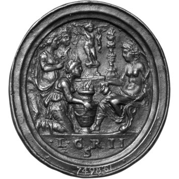 Plaquette - A Sacrifice to Cupid