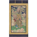 painting - Tiger-taming arhat painting - Tiger-taming arhat