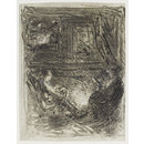 The Glowing Embers; First Sketch for 'Il Penseroso' (Drawing)