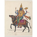 TheVedic god Yama, the god of death and guardian of the south (Painting)