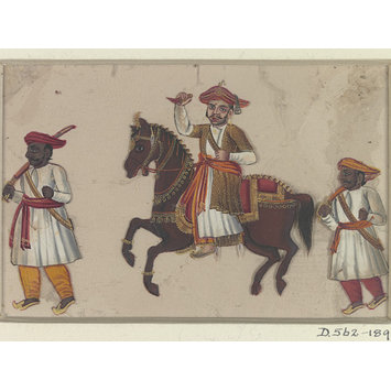 Painting - One of twenty-two paintings depicting occupations, methods of transport and local monuments.