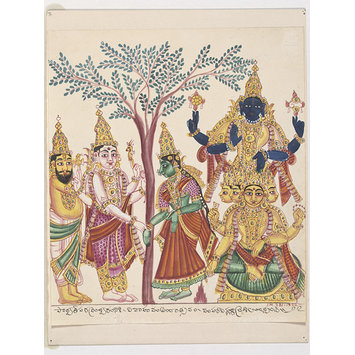 Painting - The marriage of Shiva and Parvati (Kalyanasundaramurti). Painting - The marriage of Shiva and Parvati (Kalyanasundaramurti).