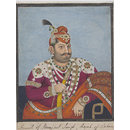 Painting - Portrait of Ishwari Sen of Mandi Painting - Portrait of Ishwari Sen of Mandi