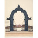Drawing - Elevation of the black stone arch