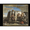 Oil painting - The Flageolet Player Oil painting - The Flageolet Player