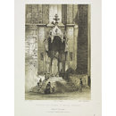 The porch of the chuch of Maria-Stiegen, Vienna (Print)