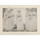 Seven sons of Shuja ud-Daula (Drawing)