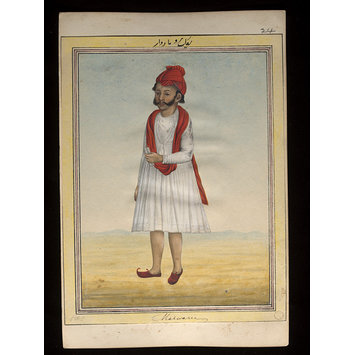 Painting - An album containing fifty-three drawings depicting occupations.