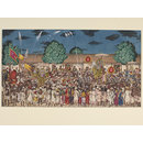 Shaivite procession at night (Painting) Shaivite procession at night (Painting)