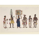 Three South Indian couples (Painting)