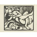 Print - Sleeping Shepherdess; Schalfende Hirtin