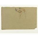 Ecorche drawing of the head of a dog (Drawing)