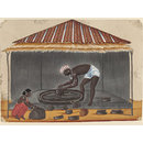One of eleven paintings depicting craftsmen and their shops. (Painting)