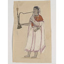 One of five drawings of occupations and types. (Painting) One of five drawings of occupations and types. (Painting)