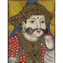 One of two portraits. (Painting)