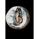 
One of twenty-six ivory buttons painted with butterflies.
 (Button)