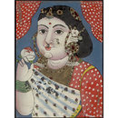 One of two portraits. (Painting)