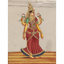 One of twelve paintings of Hindu deities. (Painting)