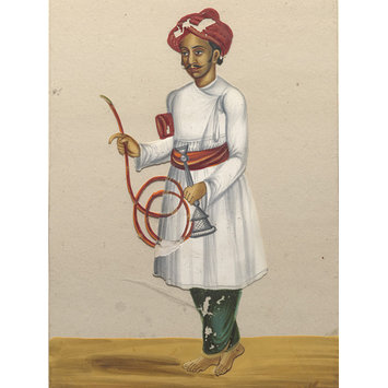 Painting - One of seventy-two paintings of occupations. Painting - One of seventy-two paintings of occupations.