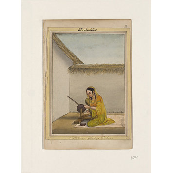 Painting - An album containing fifty-three drawings depicting occupations.