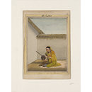 An album containing fifty-three drawings depicting occupations. (Painting)
