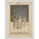 Fourteen drawings of occupations. (Painting)