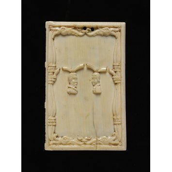 Tablet. carved ivory Tablet. carved ivory