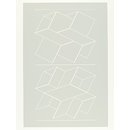 Plate I from the suite of ten entitled 'White Embossing on Gray.' (Print)