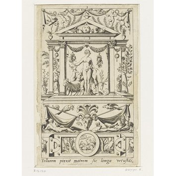 Print - Cybele (plate 2); Set of 20 grotesque panels, containing pagan divinities Print - Cybele (plate 2); Set of 20 grotesque panels, containing pagan divinities