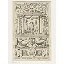 Cybele (plate 2); Set of 20 grotesque panels, containing pagan divinities (Print)