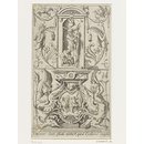 Pluto (plate 7); Set of 20 grotesque panels, containing pagan divinities (Print) Pluto (plate 7); Set of 20 grotesque panels, containing pagan divinities (Print)