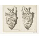 Two designs for ewers; Set of nine plates showing designs for various objects in metalwork (Print) Two designs for ewers; Set of nine plates showing designs for various objects in metalwork (Print)