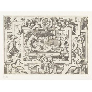 Print - Livre de la conqueste de la Toison d'Or; Jason and the Golden Fleece; Medea pouring a rejuvenating potion over Aeson (plate 21)