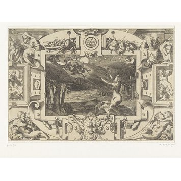 Print - Livre de la conqueste de la Toison d'Or; Jason and the Golden Fleece; Medea calling upon Hecate to help her find the herbs she needs for her magic (plate 18)