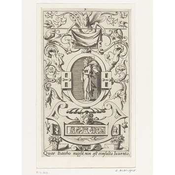 Print - Ariadne (plate 5); Set of 20 grotesque panels, containing pagan divinities