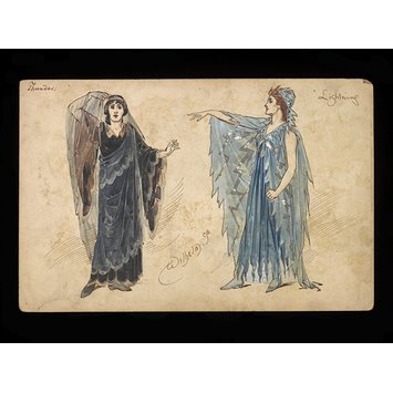 Drawing - Wilhelm Pantomime Designs Drawing - Wilhelm Pantomime Designs