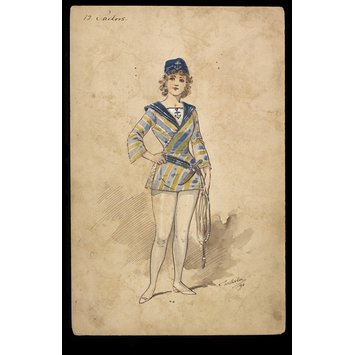 Drawing - Wilhelm Pantomime Designs Drawing - Wilhelm Pantomime Designs