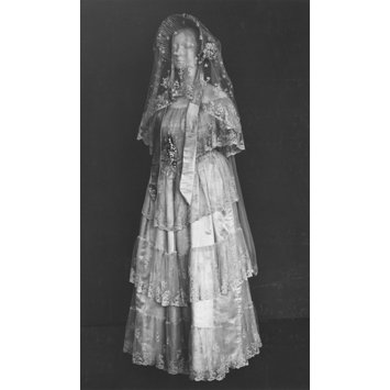 Wedding dress ensemble Wedding dress ensemble