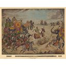 Painting - A tiger hunt at Jhajjar, Rohtak District, Panjab Painting - A tiger hunt at Jhajjar, Rohtak District, Panjab