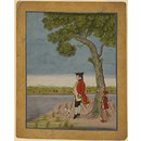 Painting - A military officer of the East India Company