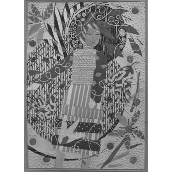 Embroidered picture - The Magic Garden Embroidered picture - The Magic Garden