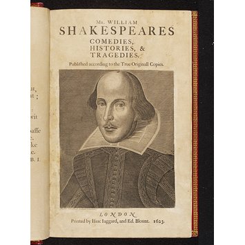 Folio - The First Folio, Shakespeare Folio - The First Folio, Shakespeare
