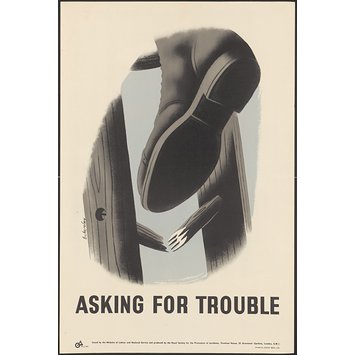 Poster - Asking for trouble Poster - Asking for trouble