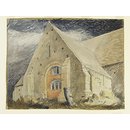 Tithe Barn, Great Coxwell, Berkshire; Recording Britain (Watercolour) Tithe Barn, Great Coxwell, Berkshire; Recording Britain (Watercolour)