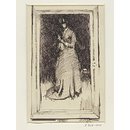 Arrangement in Black No. 8: Portrait of Mrs Cassatt (Drawing)
