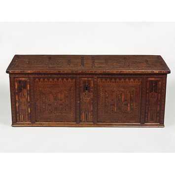 Chest - Nonsuch chest; Nonesuch chest