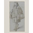 A Pursuivant from the Garter Procession (Drawing)